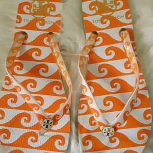Authentic Tory Burch flip flops